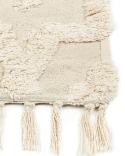 Tappeto ITANAGAR Beige 160 x 230 cm Cotone