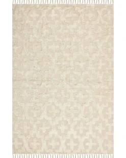 Tappeto ITANAGAR Beige 160 x 230 cm Cotone