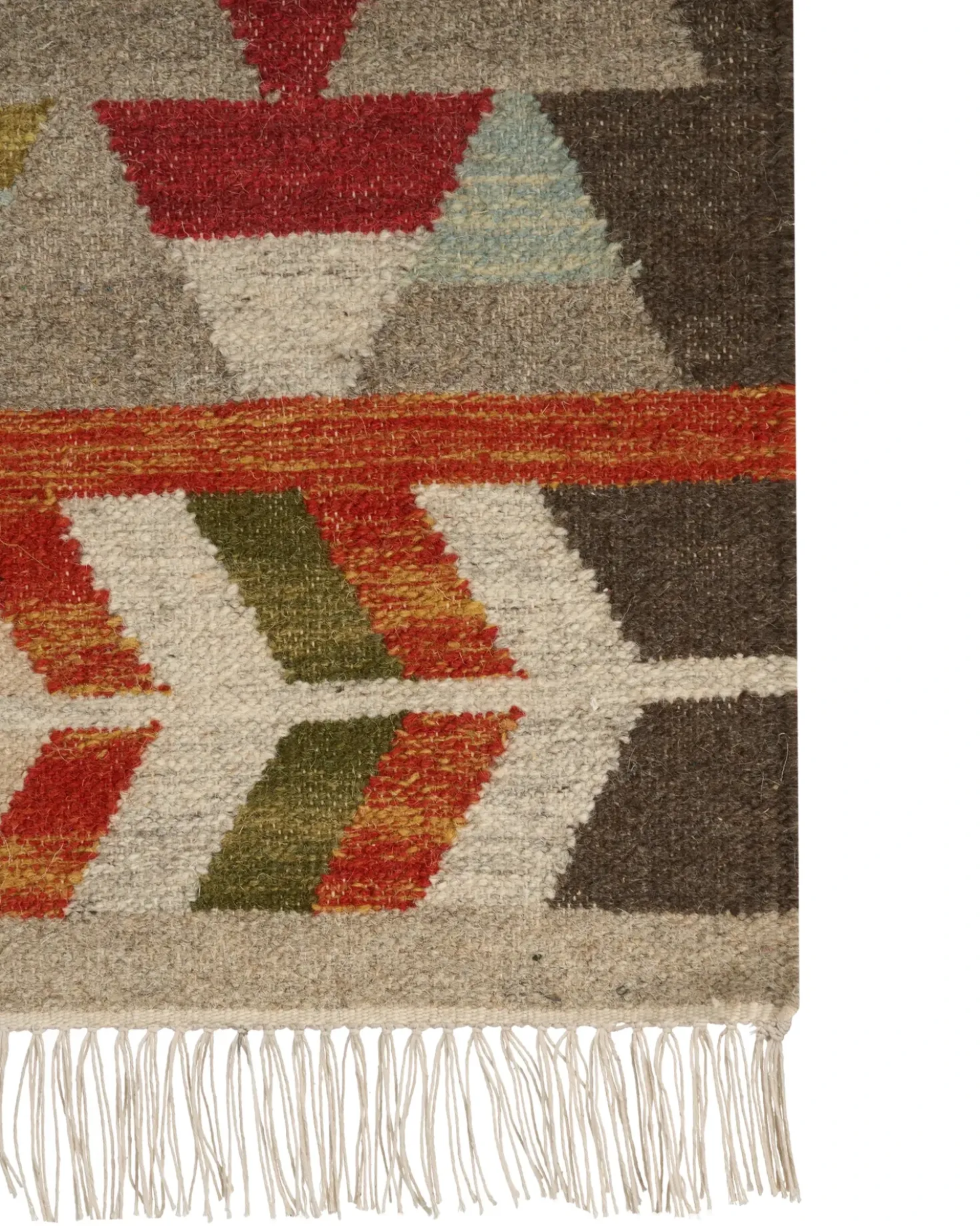 Tappeto KAGHSI Multicolore 140 x 200 cm Lana Kilim