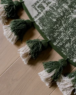 Tappeto KAHTA Verde ø 120 cm Cotone