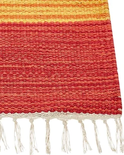Tappeto KAMARIS Multicolore 140 x 200 cm Cotone Kilim