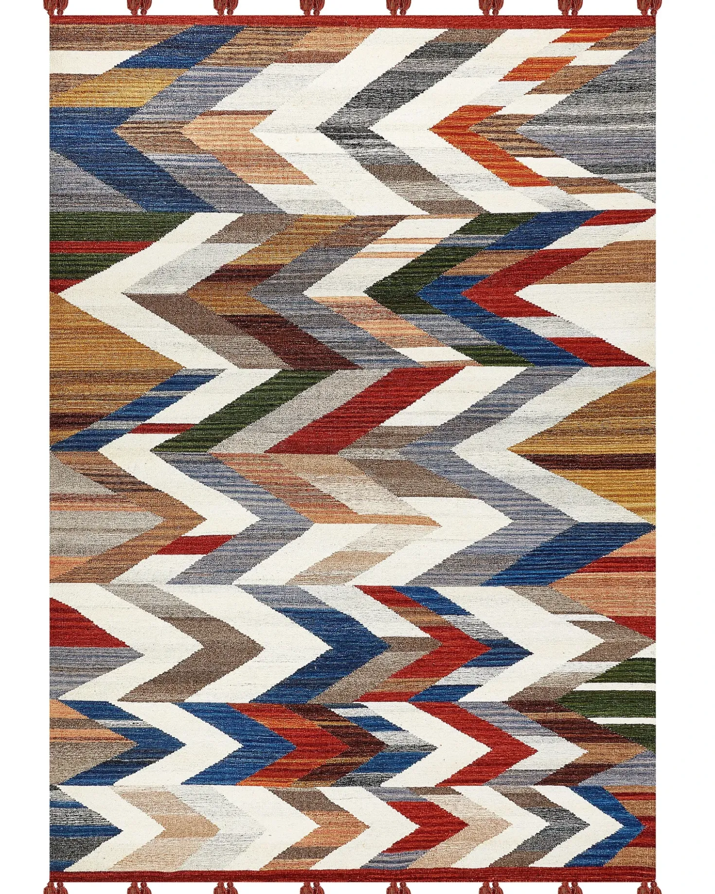 Tappeto KANAKERAVAN Multicolore 200 x 300 cm Lana Kilim