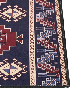 Tappeto KANGAL Blu scuro 80 x 300 cm