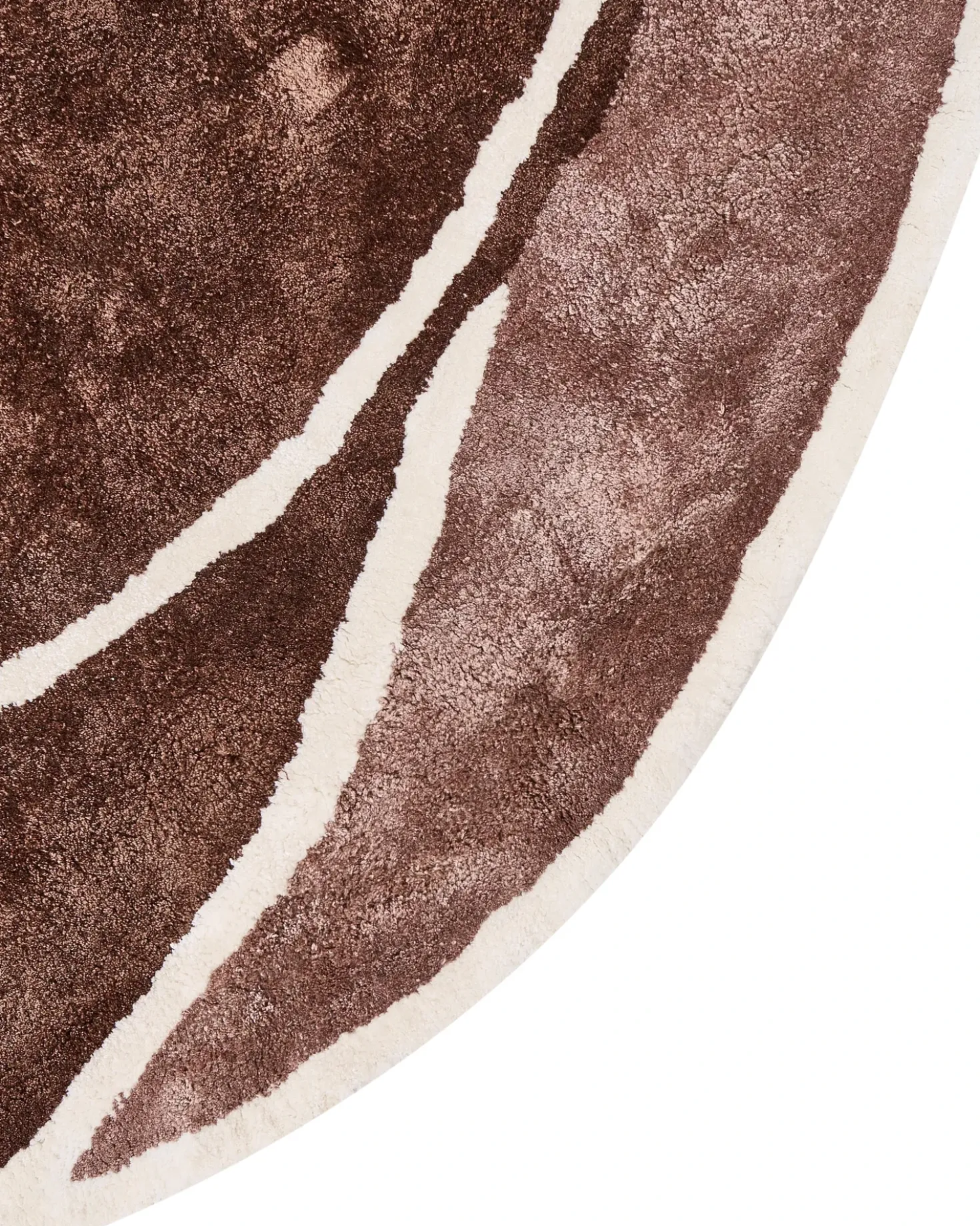 Tappeto KANRACH Marrone 200 x 200 cm Viscosa