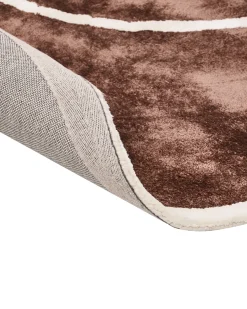 Tappeto KANRACH Marrone 200 x 200 cm Viscosa