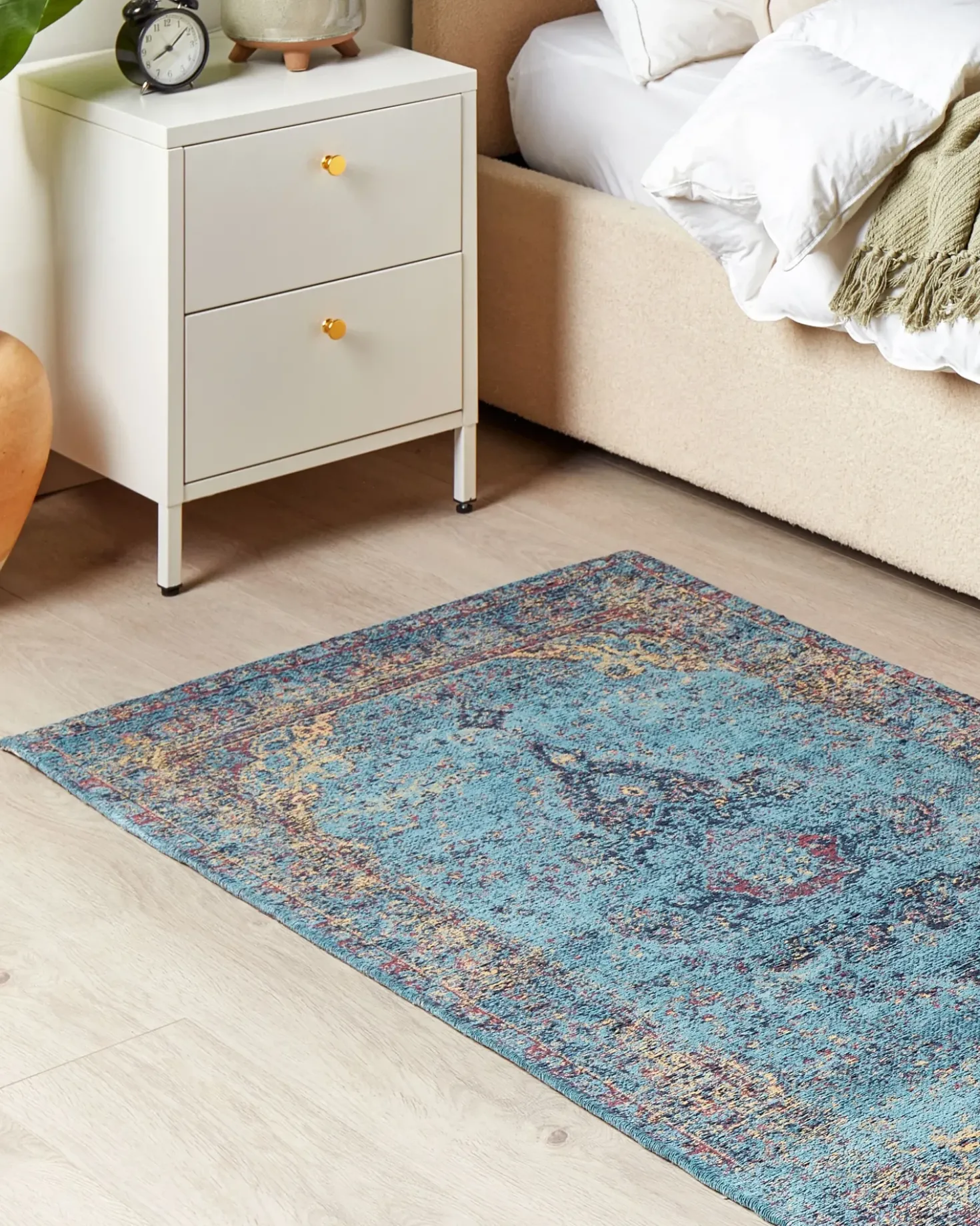 Tappeto KANSU Blu 160 x 230 cm Cotone