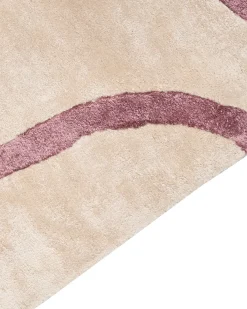 Tappeto KAPPAR Beige 160 x 230 cm Viscosa