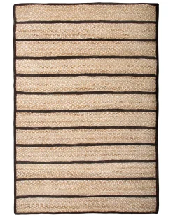 Tappeto KARADONA Beige 140 x 200 cm Iuta