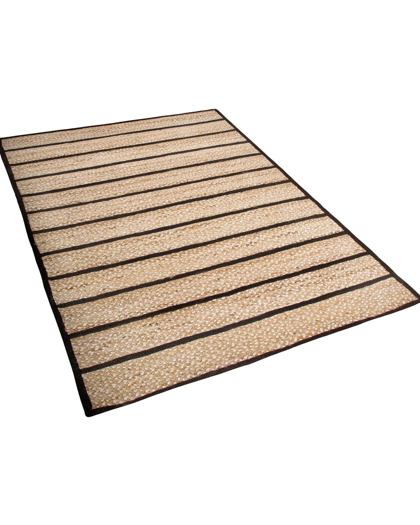 Tappeto KARADONA Beige 140 x 200 cm Iuta