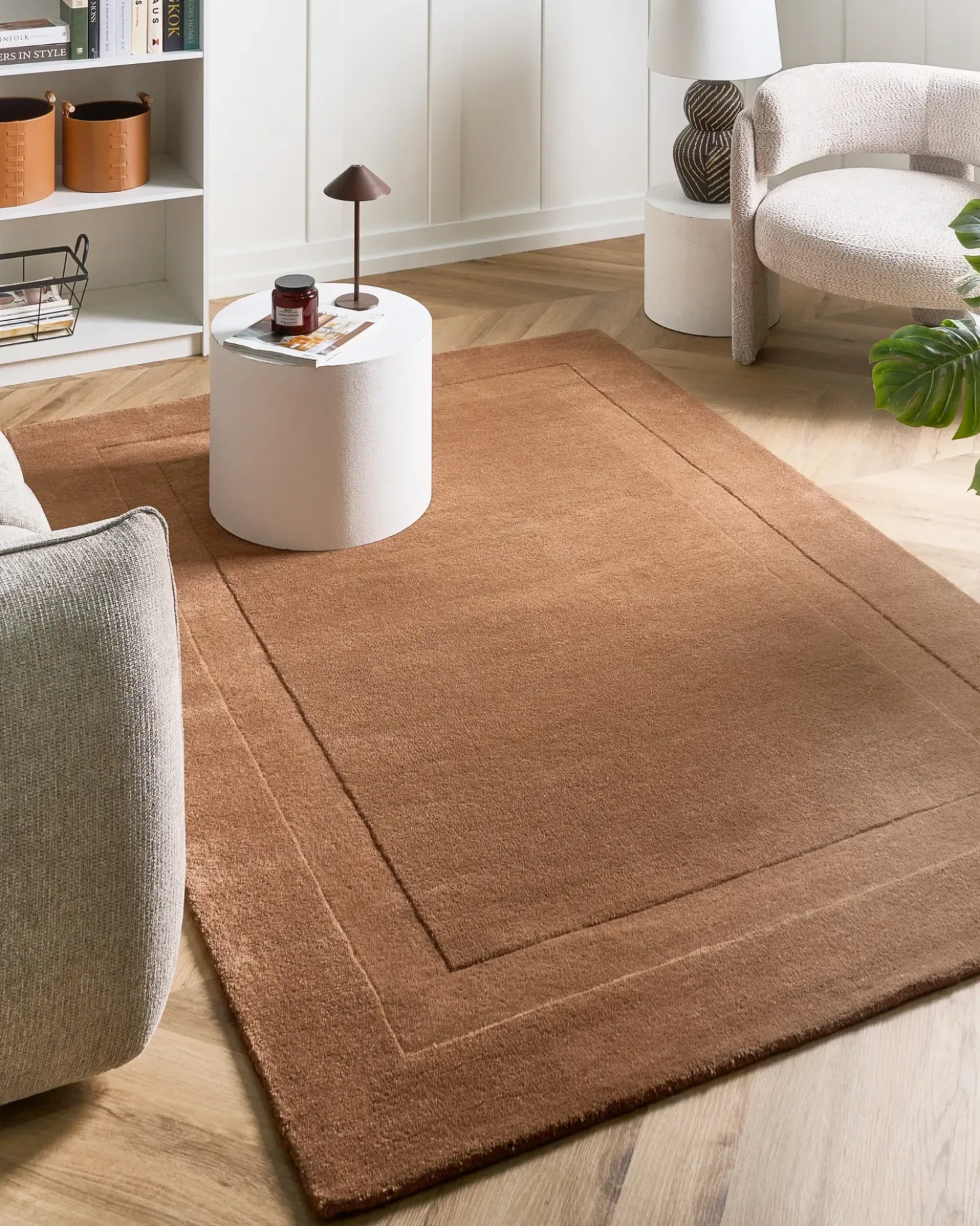 Tappeto KARGIL Marrone 160 x 230 cm Lana