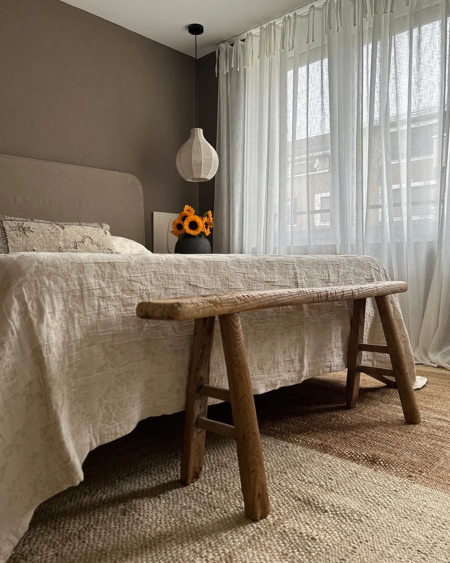 Tappeto KARKIN Beige 80 x 150 cm Iuta