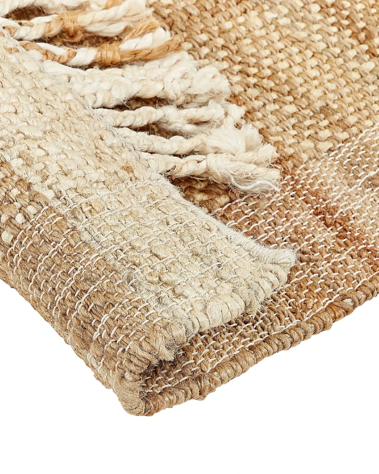 Tappeto KARKIN Beige 80 x 150 cm Iuta