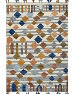 Tappeto KASAKH Multicolore 200 x 300 cm Lana Kilim