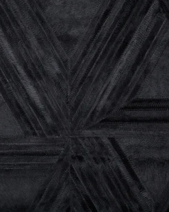 Tappeto KASAR Nero 140 x 200 cm Pelle naturale