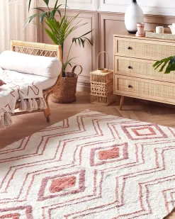 Tappeto KASTAMONU Beige 160 x 230 cm Cotone