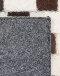 Tappeto KAYABEY Beige 160 x 230 cm Pelle naturale