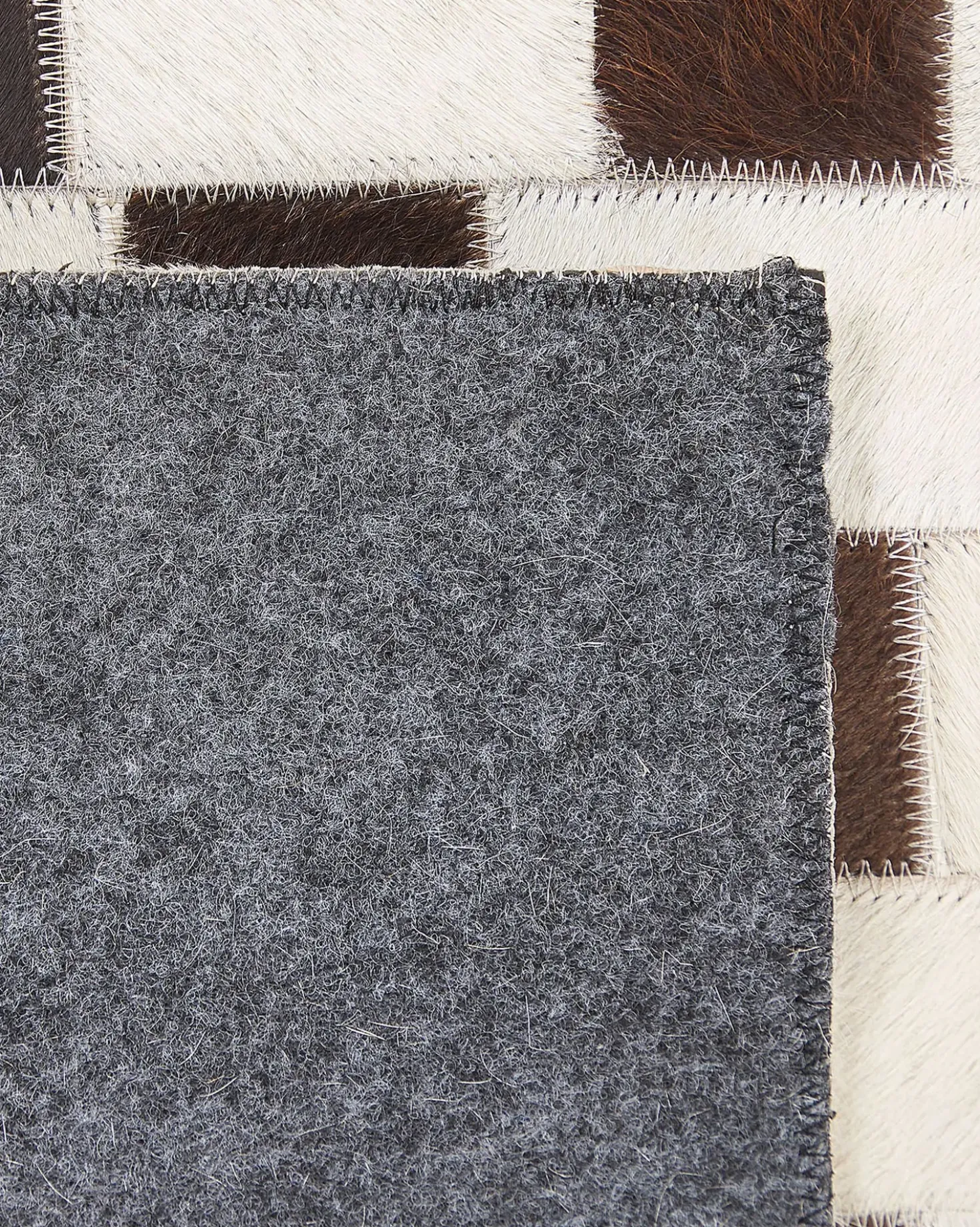 Tappeto KAYABEY Beige 160 x 230 cm Pelle naturale