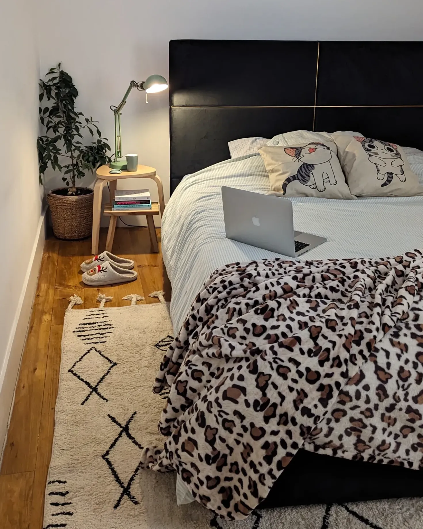 Tappeto KEBIR Bianco sporco 160 x 230 cm Cotone