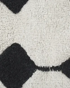 Tappeto KHEMISSET Bianco sporco 160 x 230 cm Cotone
