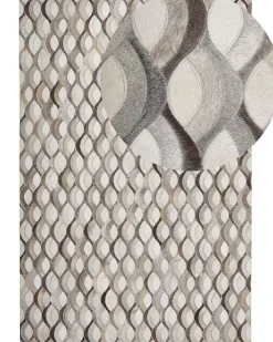 Tappeto KIRCA Beige 160 x 230 cm Pelle naturale