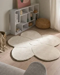 Tappeto KOKKINI Beige chiaro ø 140 cm Lana