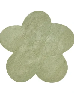 Tappeto KOKKINI Verde chiaro ø 140 cm Lana