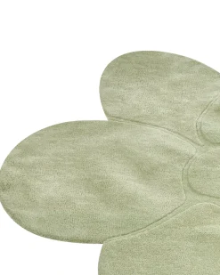 Tappeto KOKKINI Verde chiaro ø 140 cm Lana
