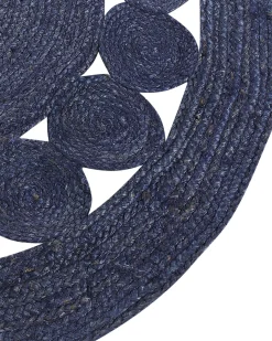 Tappeto KOYUNLU Blu scuro ø 120 cm Iuta