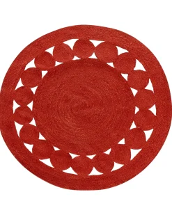 Tappeto KOYUNLU Rosso ø 120 cm Iuta