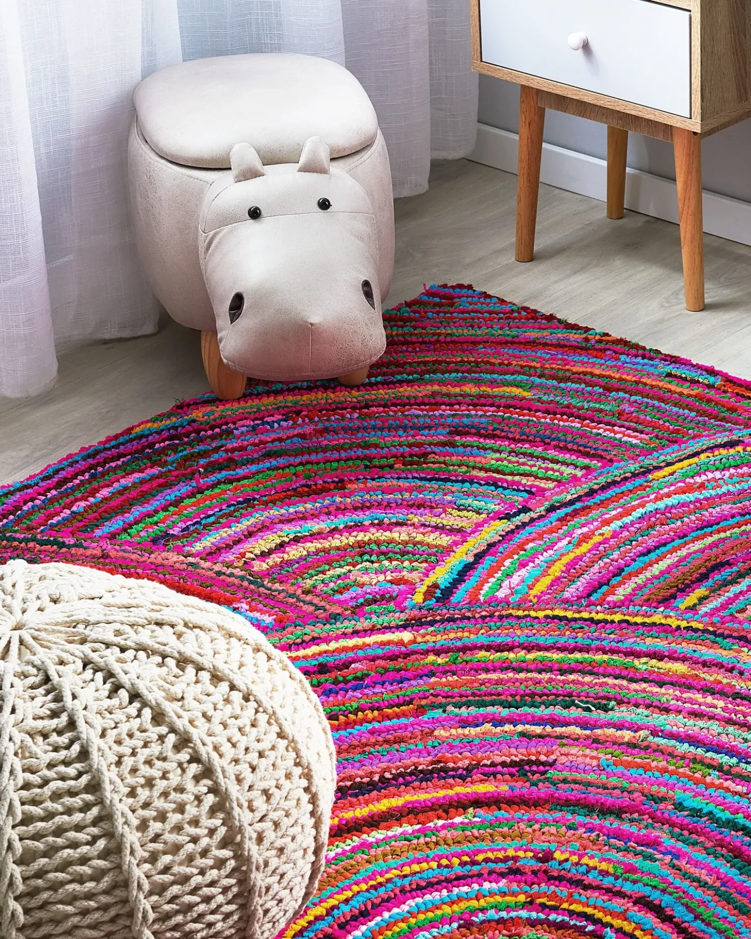 Tappeto KOZAN Multicolore 160 x 230 cm Cotone
