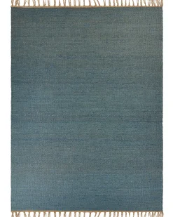 Tappeto LUNIA Turchese 160 x 230 cm Iuta