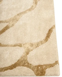 Tappeto MAKOLA Beige 160 x 230 cm Viscosa
