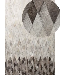 Tappeto MALDAN Beige 160 x 230 cm Pelle naturale