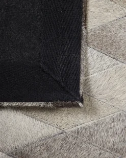 Tappeto MALDAN Beige 160 x 230 cm Pelle naturale