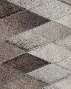 Tappeto MALDAN Beige 160 x 230 cm Pelle naturale