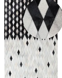 Tappeto MALDAN Nero 160 x 230 cm Pelle naturale