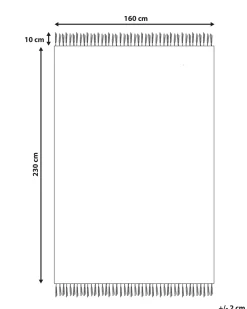 Tappeto MALHIA Azzurro 160 x 230 cm