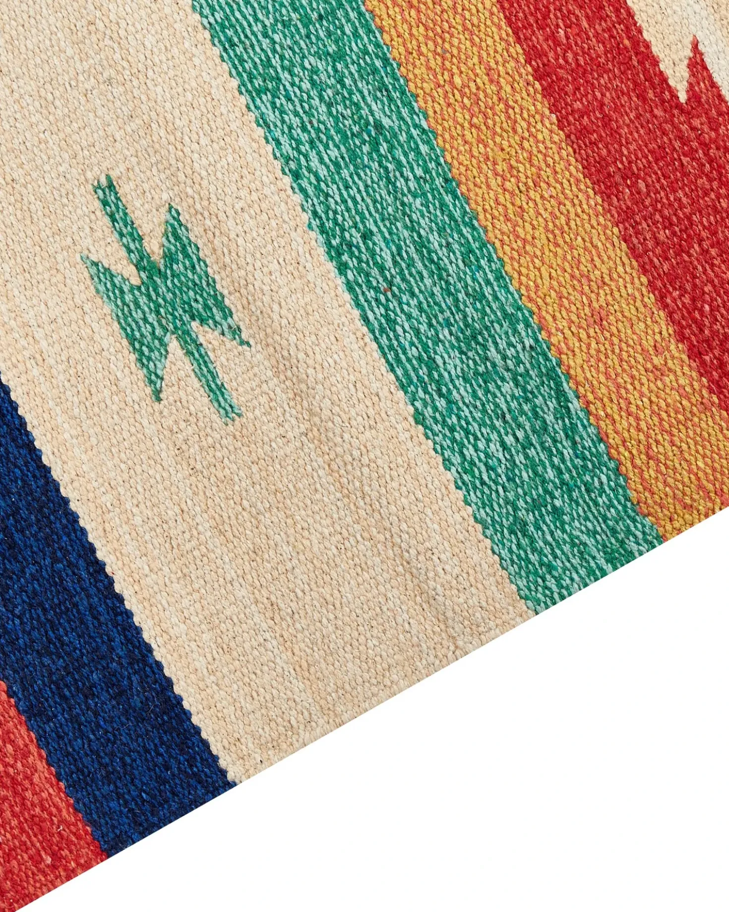 Tappeto MARGARA Multicolore 140 x 200 cm Cotone Kilim