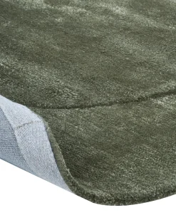 Tappeto MASSO Verde scuro 160 x 230 cm Viscosa