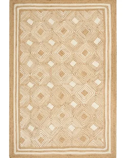 Tappeto MENGEN Beige 200 x 300 cm Iuta