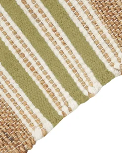 Tappeto MIRZA Verde oliva 160 x 230 cm Iuta