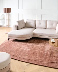 Tappeto MITHA Marrone 200 x 300 cm Viscosa