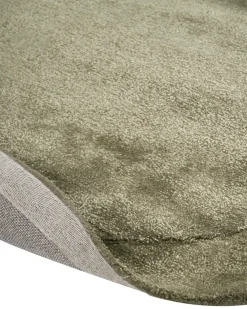 Tappeto MITHA Verde oliva 200 x 300 cm Viscosa
