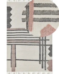 Tappeto MURADIYE Beige 160 x 230 cm Cotone