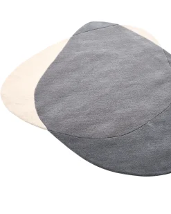 Tappeto MYSURU Grigio 160 x 160 cm Lana