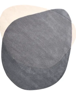 Tappeto MYSURU Grigio 160 x 160 cm Lana