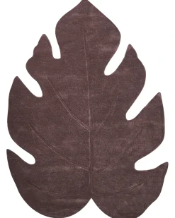 Tappeto NAINITAL Marrone scuro 160 x 230 cm Lana