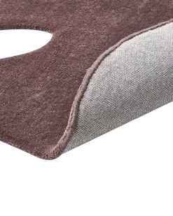 Tappeto NAINITAL Marrone scuro 160 x 230 cm Lana