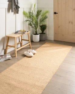 Tappeto NANDED Beige 80 x 300 cm Iuta