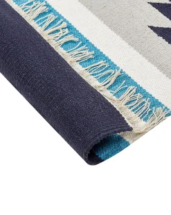 Tappeto NORATUS Multicolore 80 x 300 cm Cotone Kilim